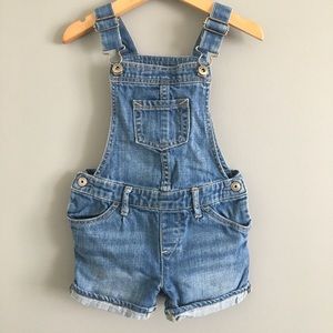 Baby Gap Denim Overall Jean Short Size 4 4T